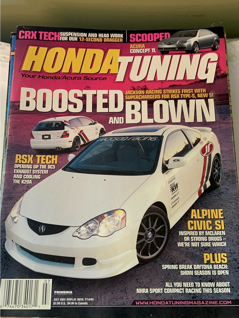 Honda themes magazines x3 Published 2003